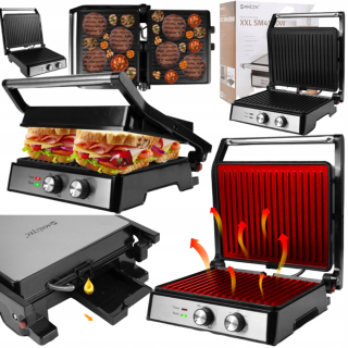 ELEKTRICKÝ GRIL SKLADACÍ Hriankovač PANINI VEĽKÝ 2500W